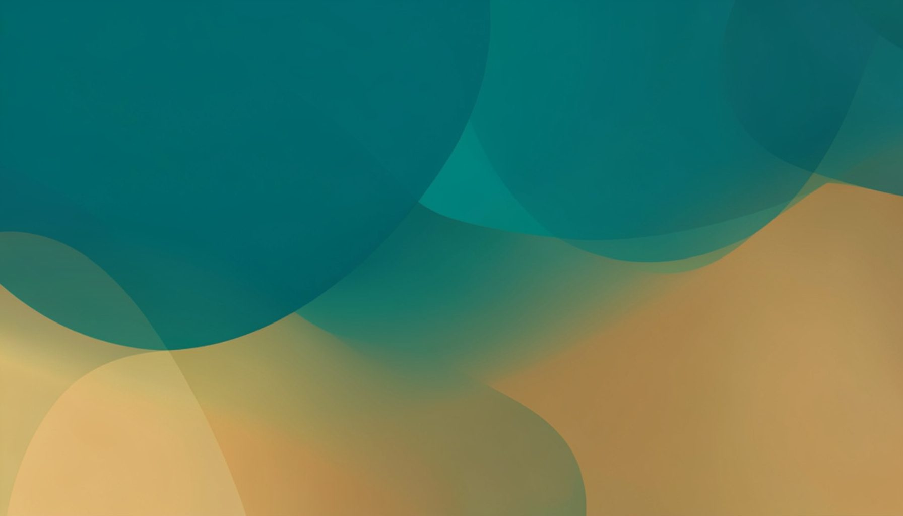 Abstract gradient composition in deep teal and warm amber tones, with soft overlapping shapes suggesting connection and forward motion.